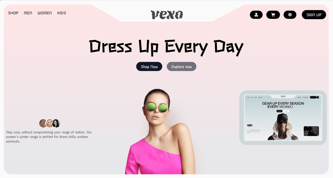 Vexo - Next Generation E-commerce